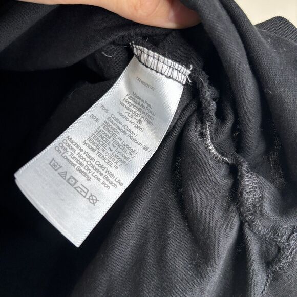 Madewell Side Cinch Muscle Tee Black - Picture 3 of 7